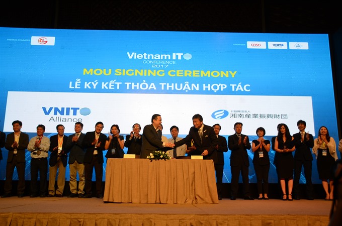 Delegates at the Vietnam ITO conference held in HCM City on October 19. — VNS Photo