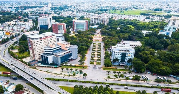 Smart urban model applied at Quang Trung Software City