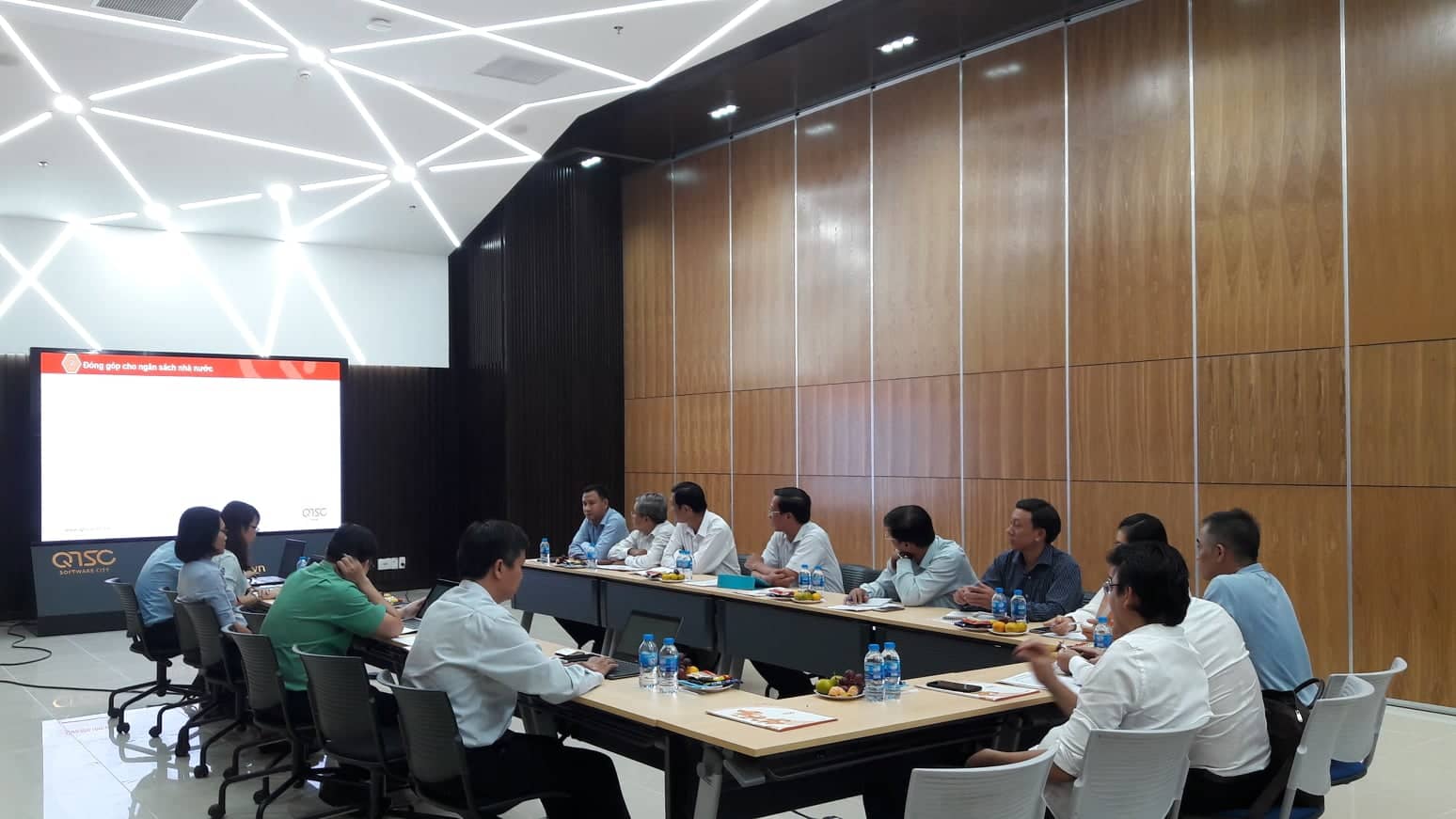 Delegation of Ben Tre province met with QTSC