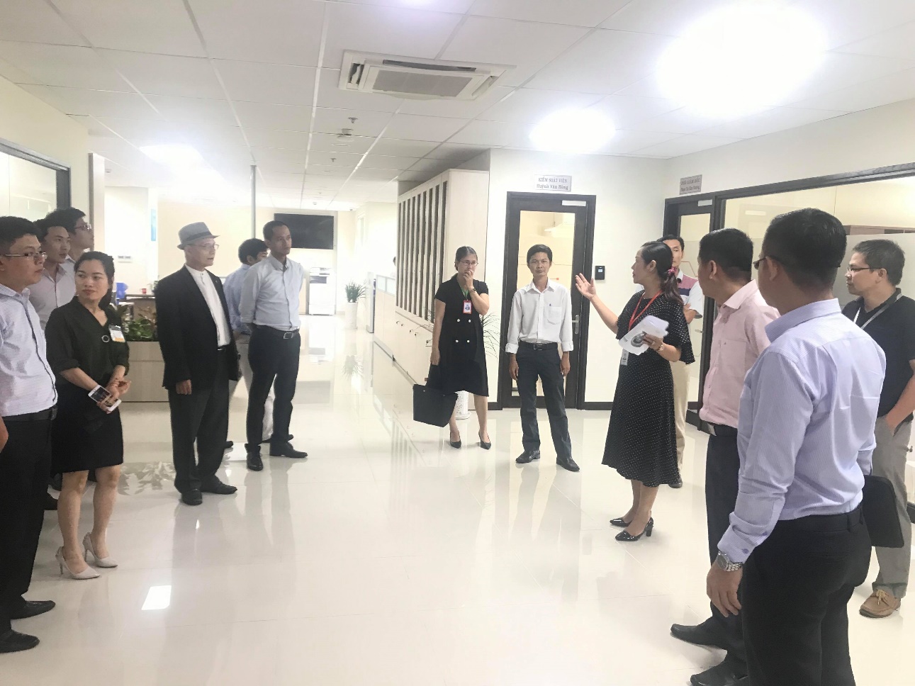 The members of CEO, CTO Club visiting new workspace of QTSC