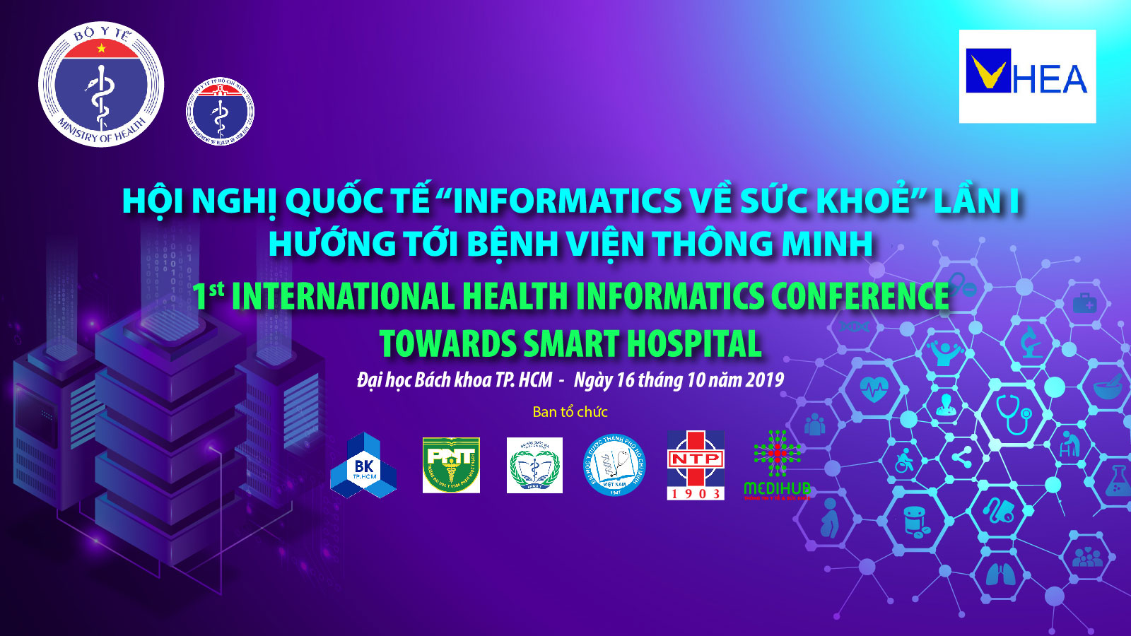 Mời tham gia Hội nghị quốc tế "Informatics về sức khỏe" lần 1: Hướng tới bệnh viện thông minh
