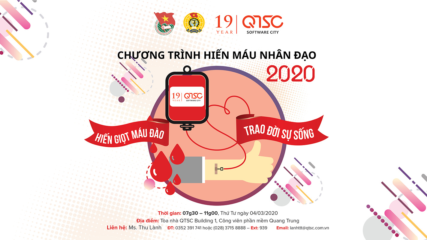 Chương trình Hiến máu nhân đạo tại QTSC năm 2020