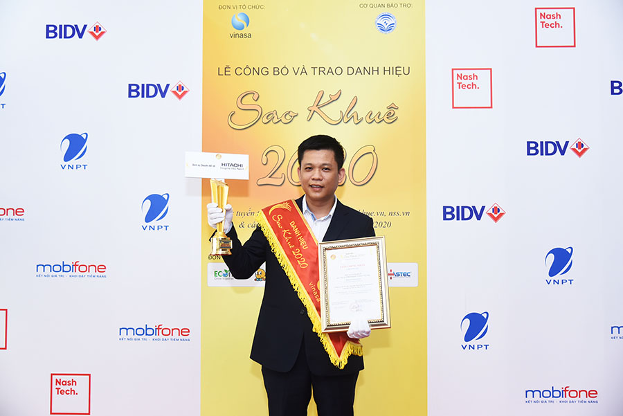 Hitachi Vantara Vietnam Won Sao Khue Award 2020 For the Excellent Service Of Digital Transformation