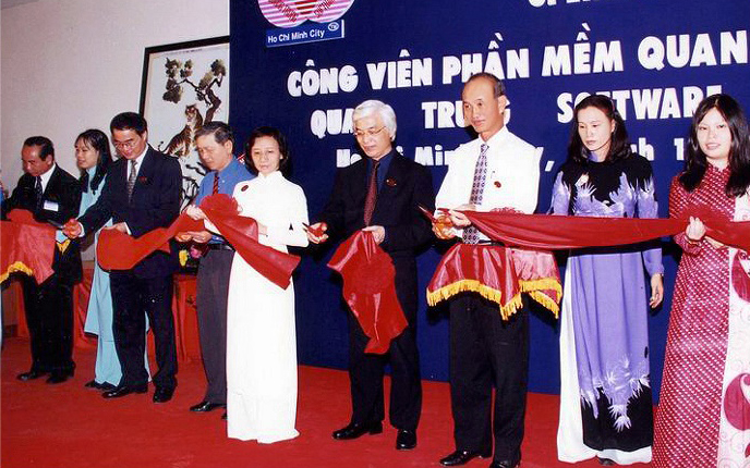Lễ khai trương Công viên phần mềm Quang Trung (16/03/2001)