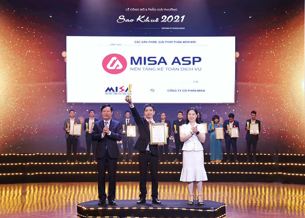 MISA ASP gây ấn tượng mạnh với Hội đồng Ban Giám khảo tại hạng mục dành cho giải pháp mới, bởi đây là nền tảng kế toán dịch vụ đầu tiên tại Việt Nam. Nền tảng kết nối doanh nghiệp nhỏ, siêu nhỏ có nhu cầu thuê dịch vụ kế toán/thuế với các tổ chức cung cấp dịch vụ kế toán/thuế. Doanh nghiệp có thể tìm đúng kế toán có năng lực ở bất kỳ đâu và đáp ứng mọi mảng nghiệp vụ mà doanh nghiệp cần với chi phí tiết kiệm.