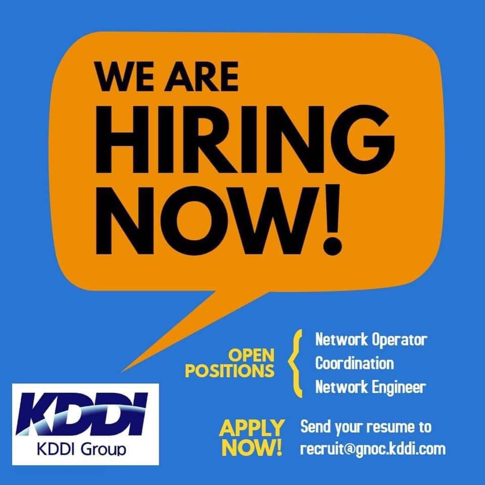 Job vacancies in KDDI HCM GNOC