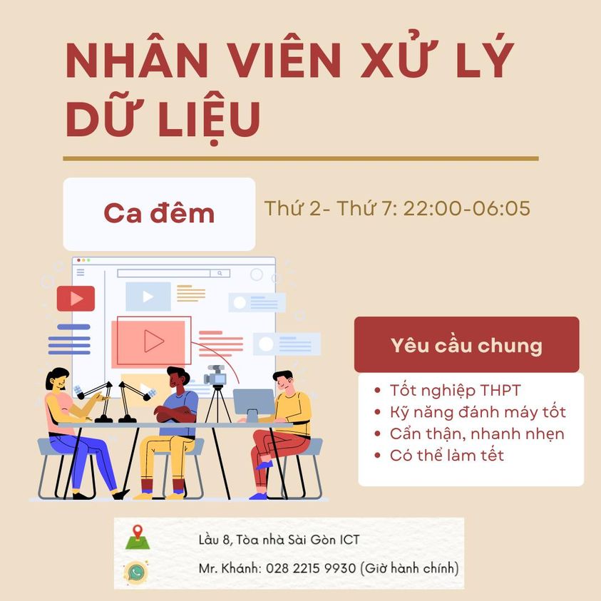 SPS tuyển dụng Nhân viên xử lý dữ liệu