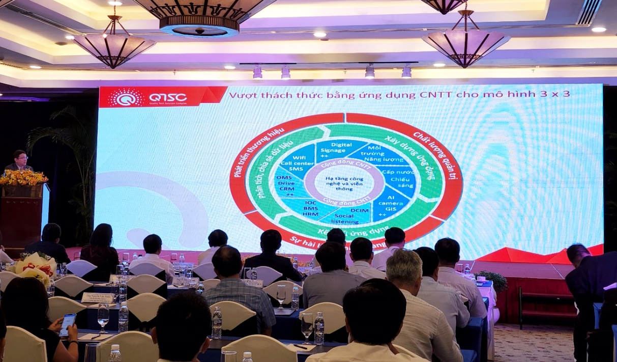 QTSC shared about its digital transformation journey at the Digital Transformation Conference in the technical infrastructure sector "Lesson - Capability - Technology" held on June 24
