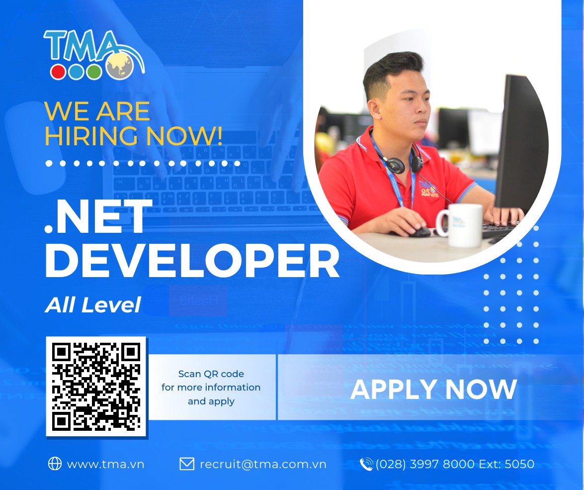 TMA is looking for .NET Developer (All Level)