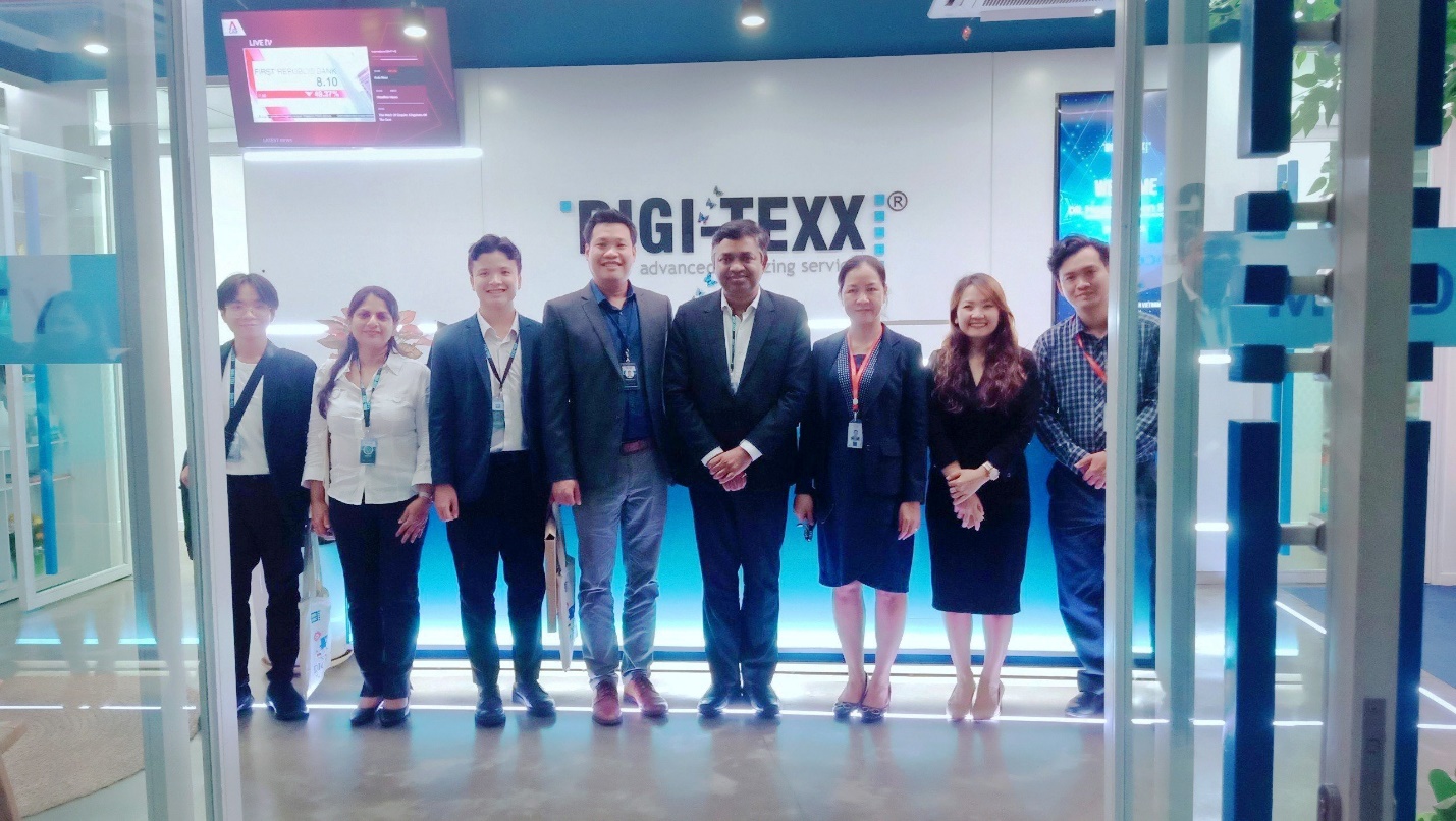 Visiting the office of DIGI-TEXX Vietnam