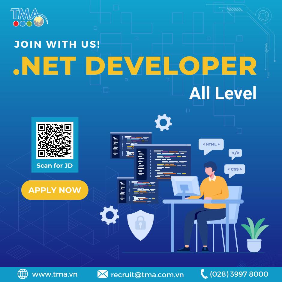 TMA is looking for .Net Developer (All level)