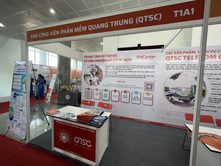 Gian hàng triển lãm của QTSC