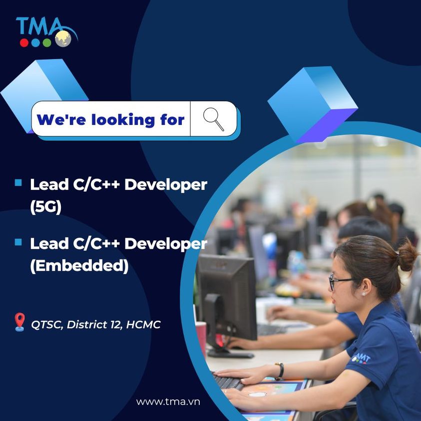 TMA tuyển dụng Lead C/C++ Developer (Embedded/5G)