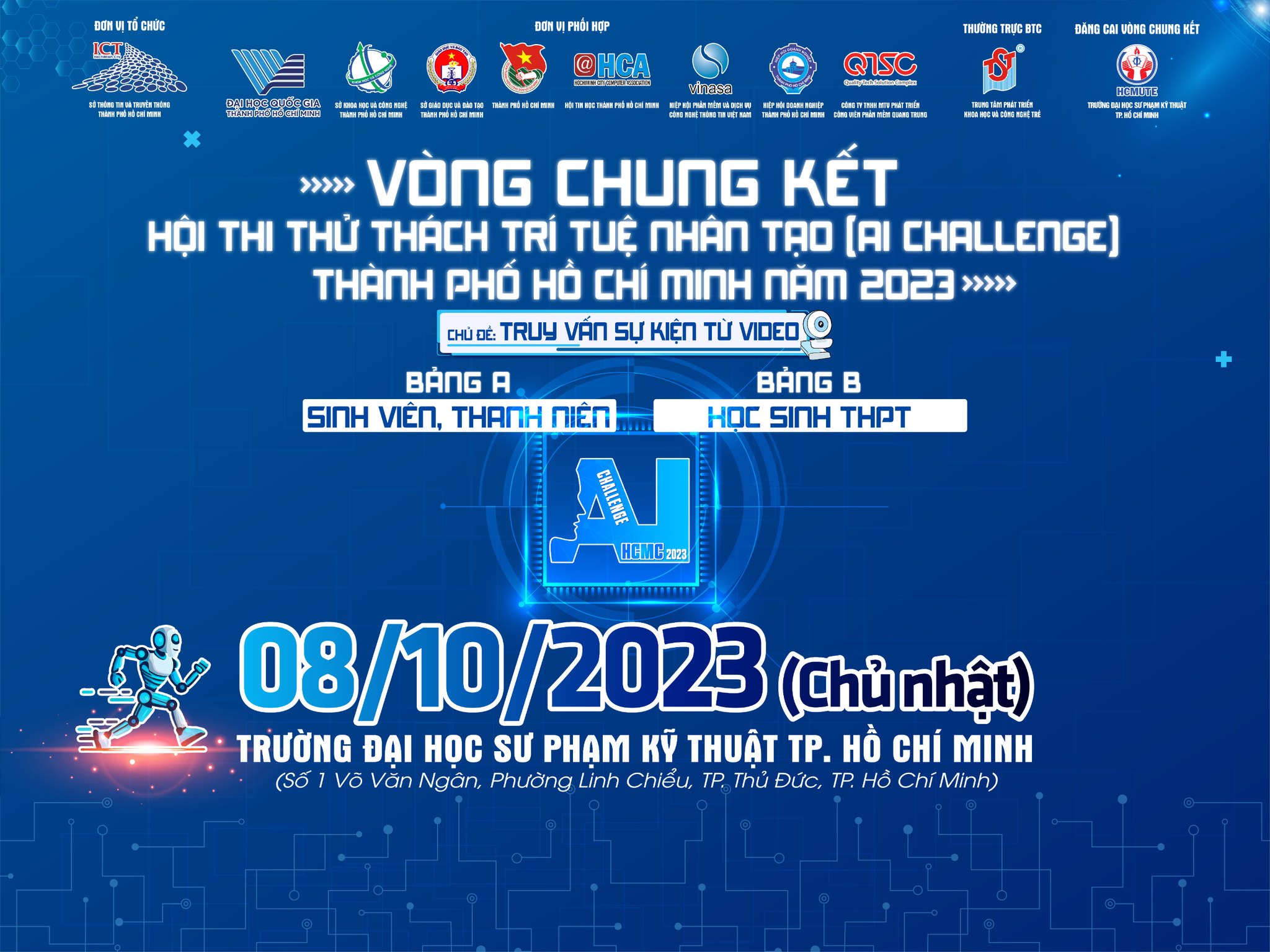 Hơn 2.700 học sinh, sinh viên tham gia Hội thi giải pháp ứng dụng trí tuệ nhân tạo TP. Hồ Chí Minh năm 2023