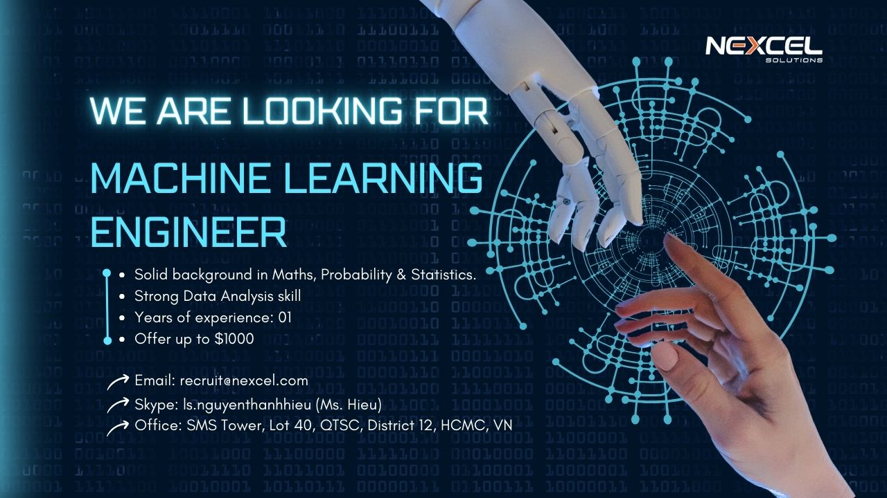 Nexcel Solutions tuyển dụng vị trí AI Machine Learning Engineer