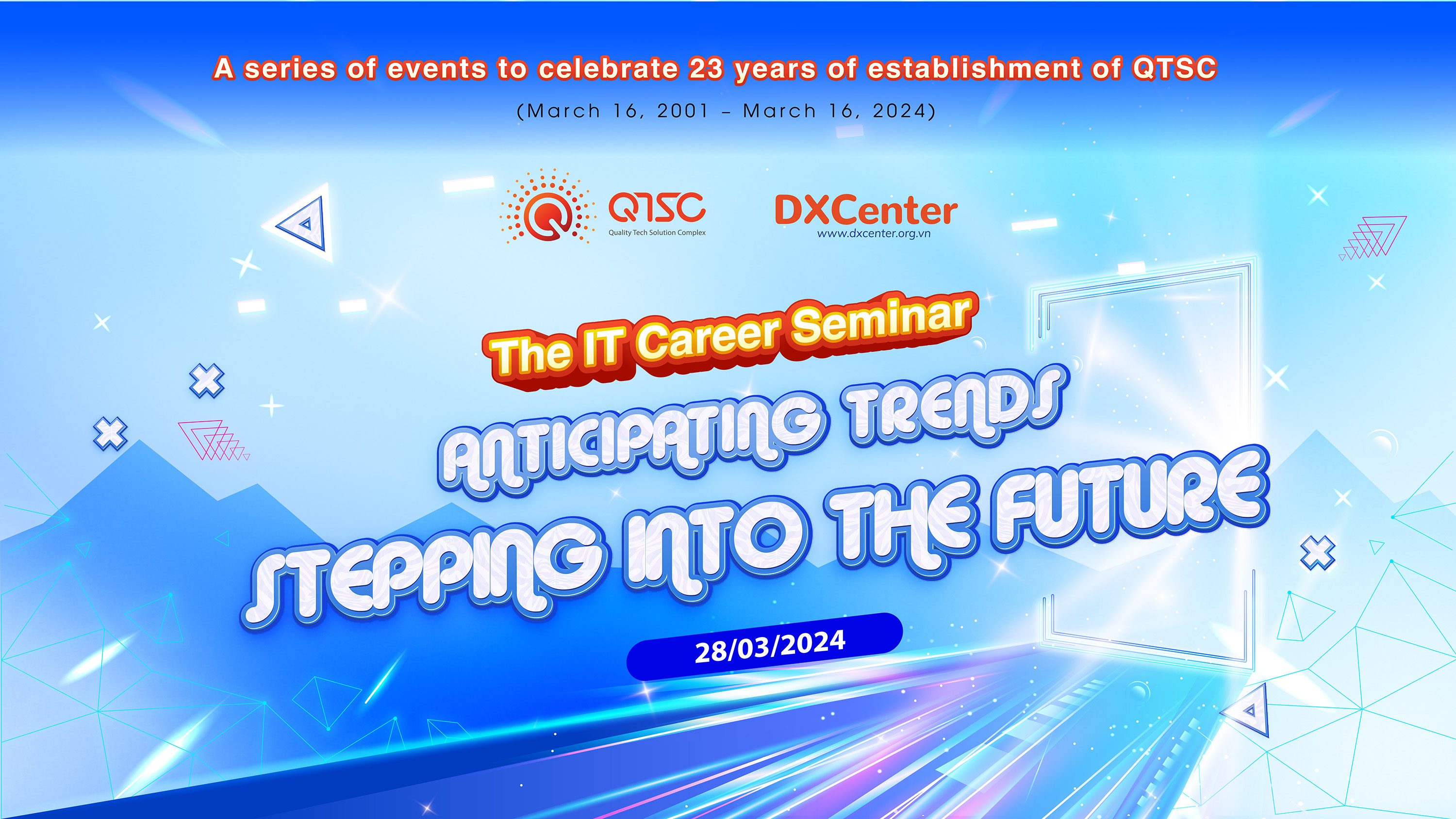 Inviting to attend to the IT career seminar “Anticipating trends – Stepping into the future”