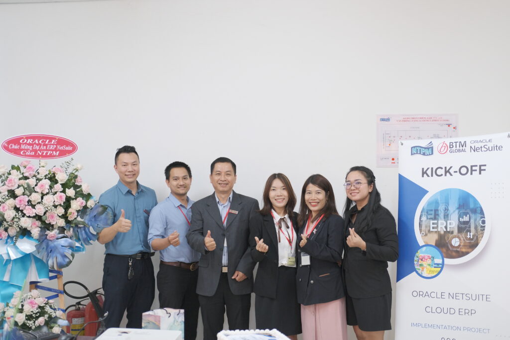 NTPM và BTM Global Việt Nam khởi động dự án Chuyển đổi số với Oracle NetSuite Cloud ERP 