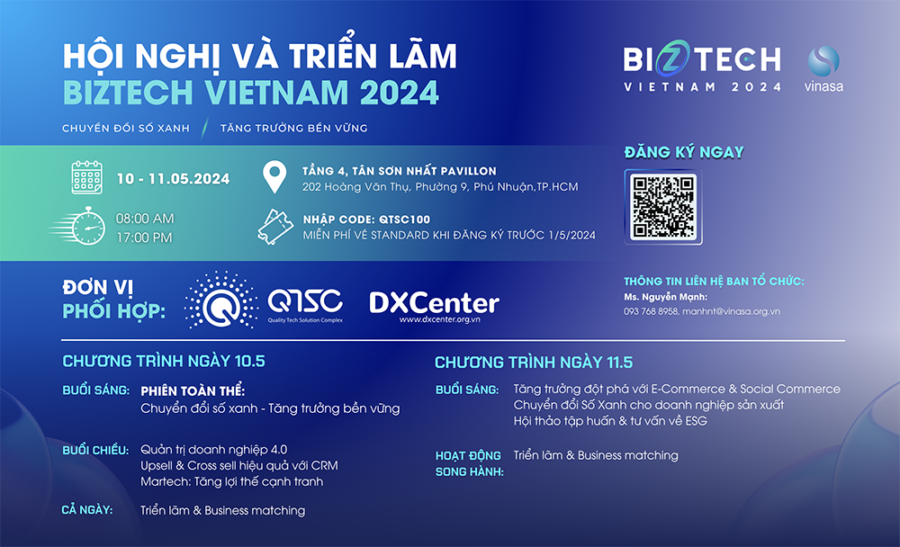 Hội nghị & Triển lãm Biztech Vietnam 2024 