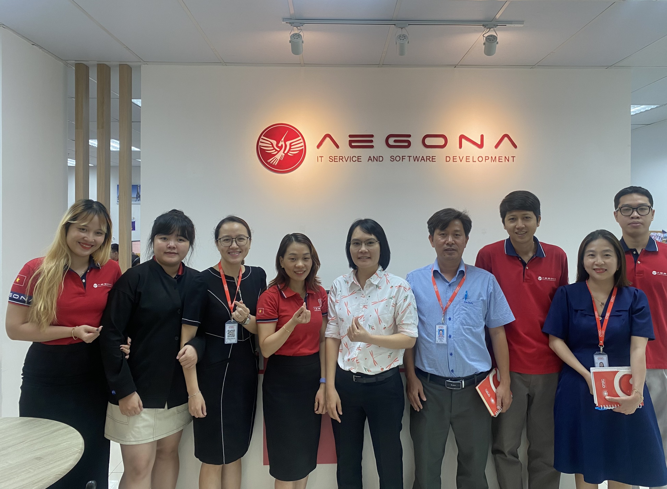 QTSC representatives discussed with Aegona company