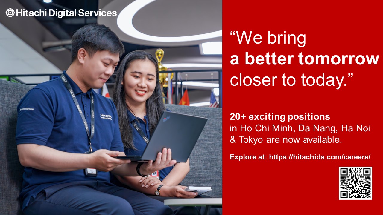 Job opportunities at Hitachi Digital Services Vietnam