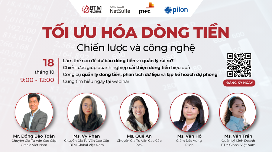 Webinar: Tối ưu hóa dòng tiền – Chiến lược và Công nghệ