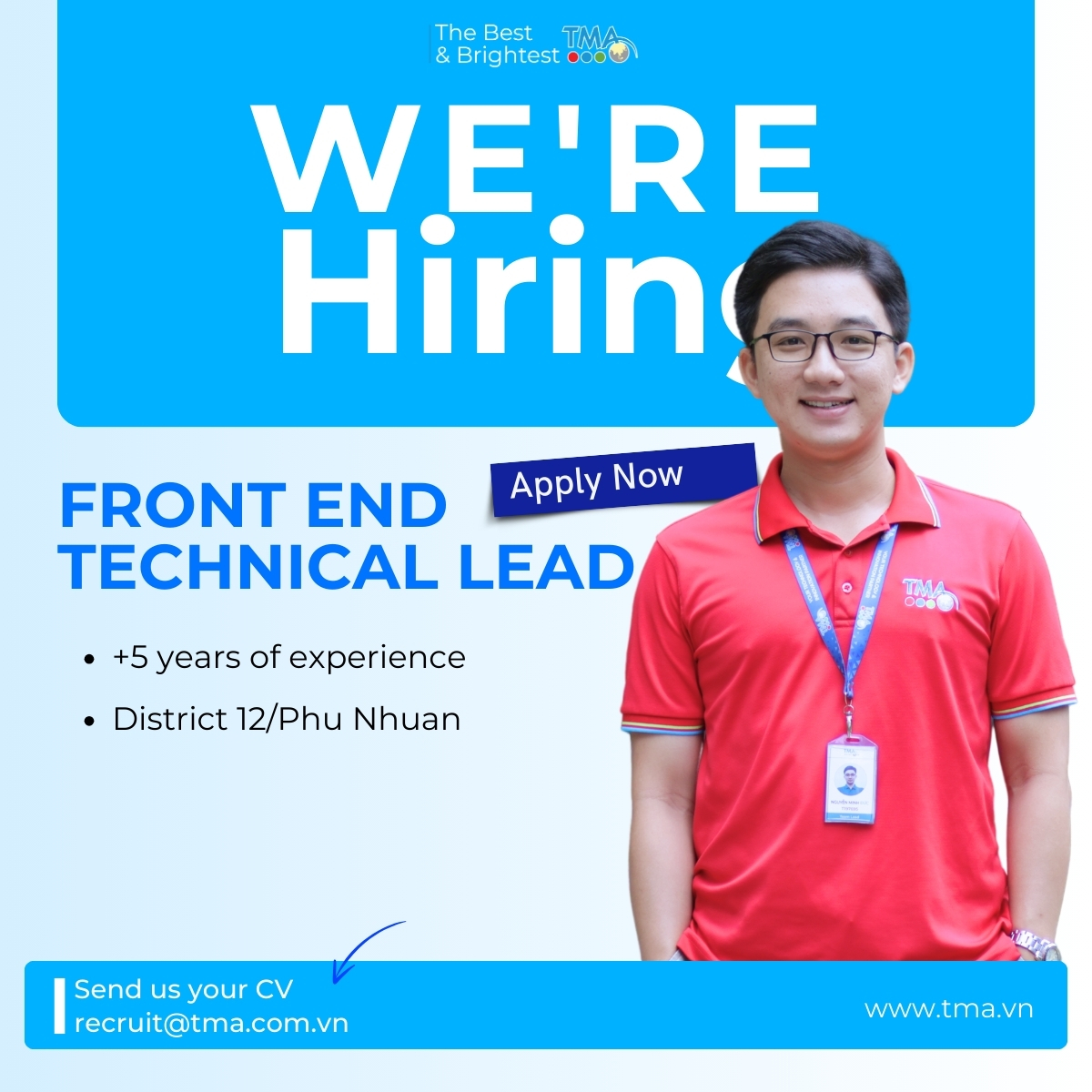 TMA tuyển dụng vị trí Front End Technical Lead