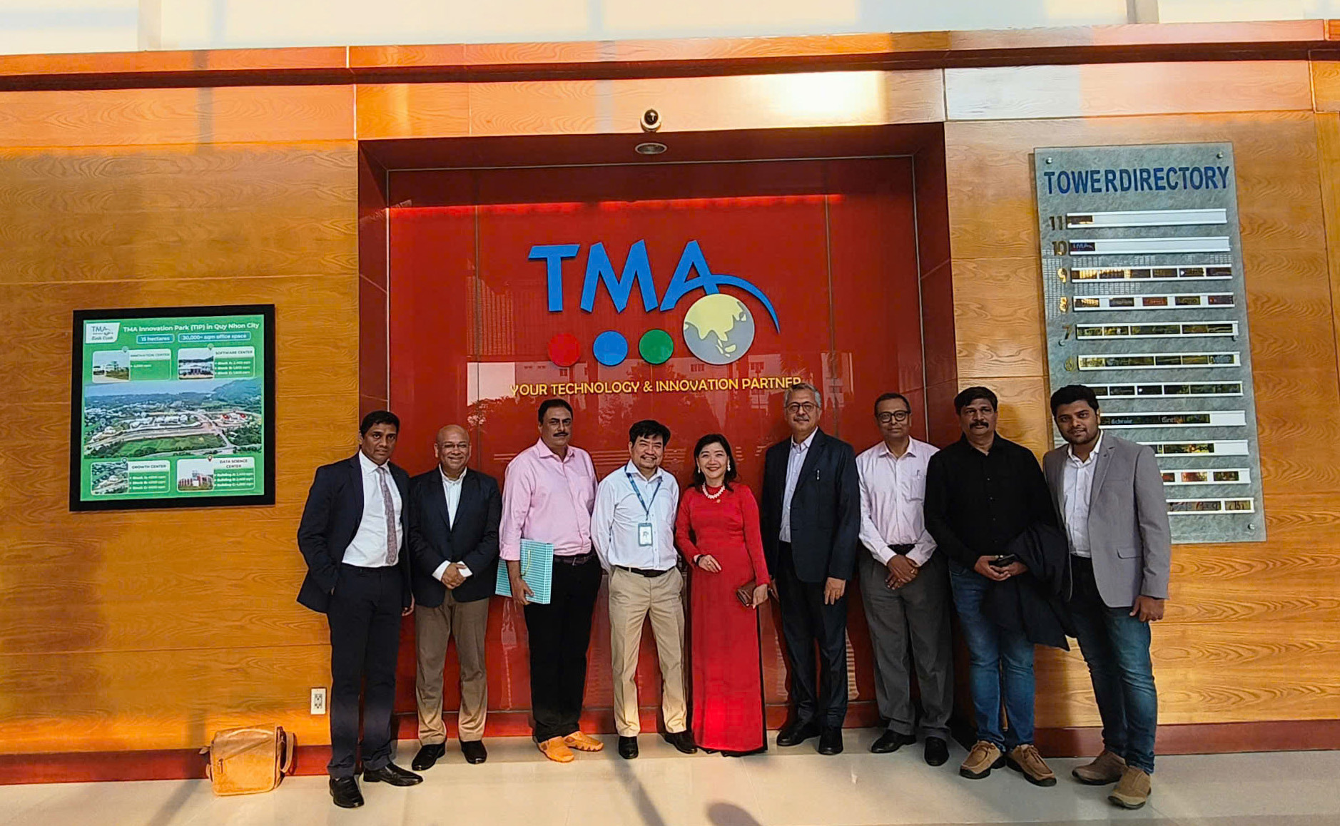 They explored and learned about technology solutions at TMA Solutions